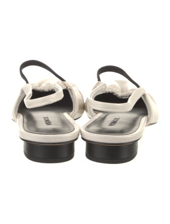 Vince Leather Slingback Flats