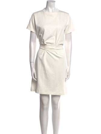 Vince Crew Neck Mini Dress