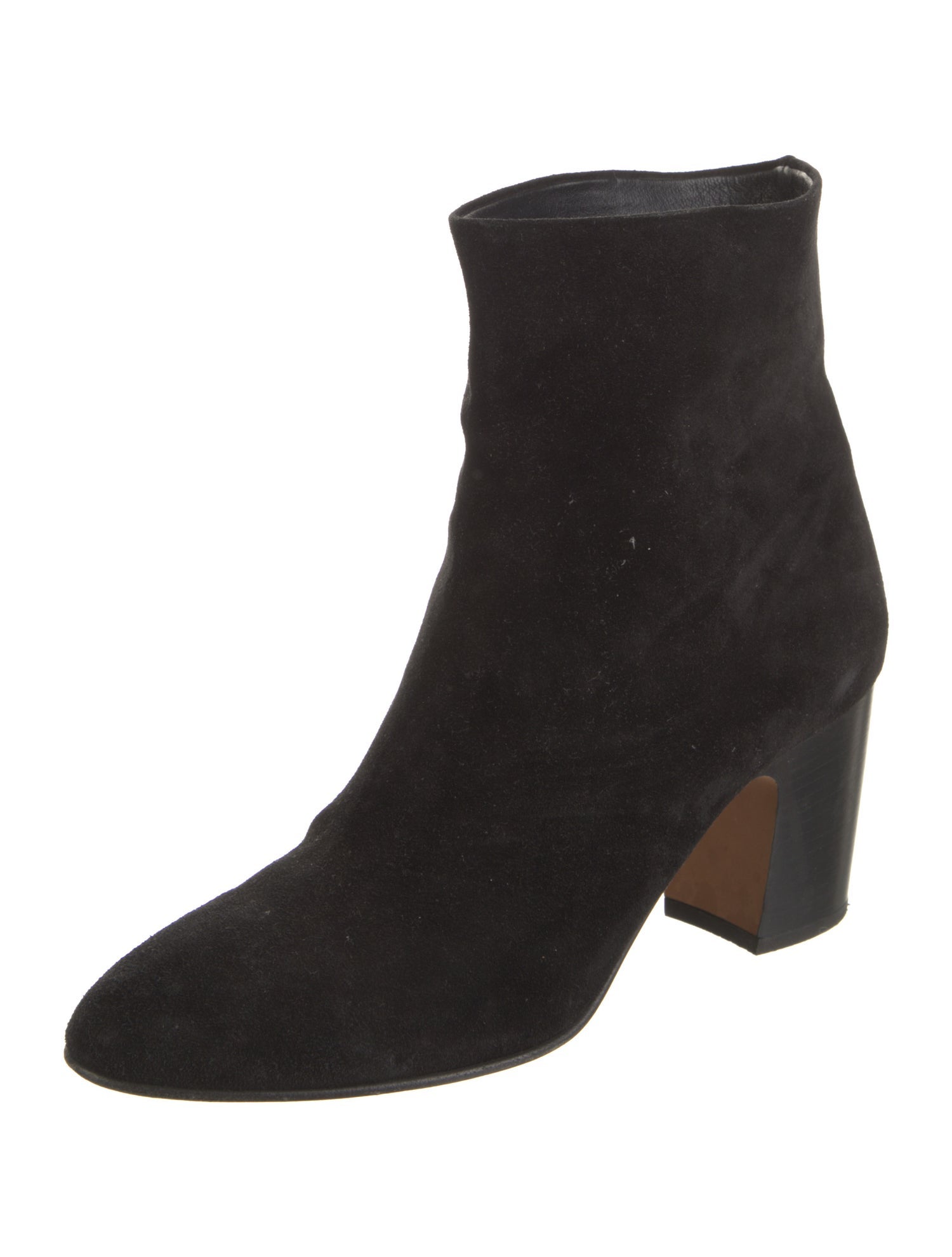 Vince Suede Leather Trim Embellishment Boots