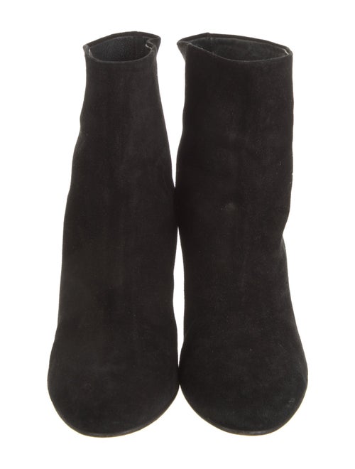 Vince Suede Leather Trim Embellishment Boots