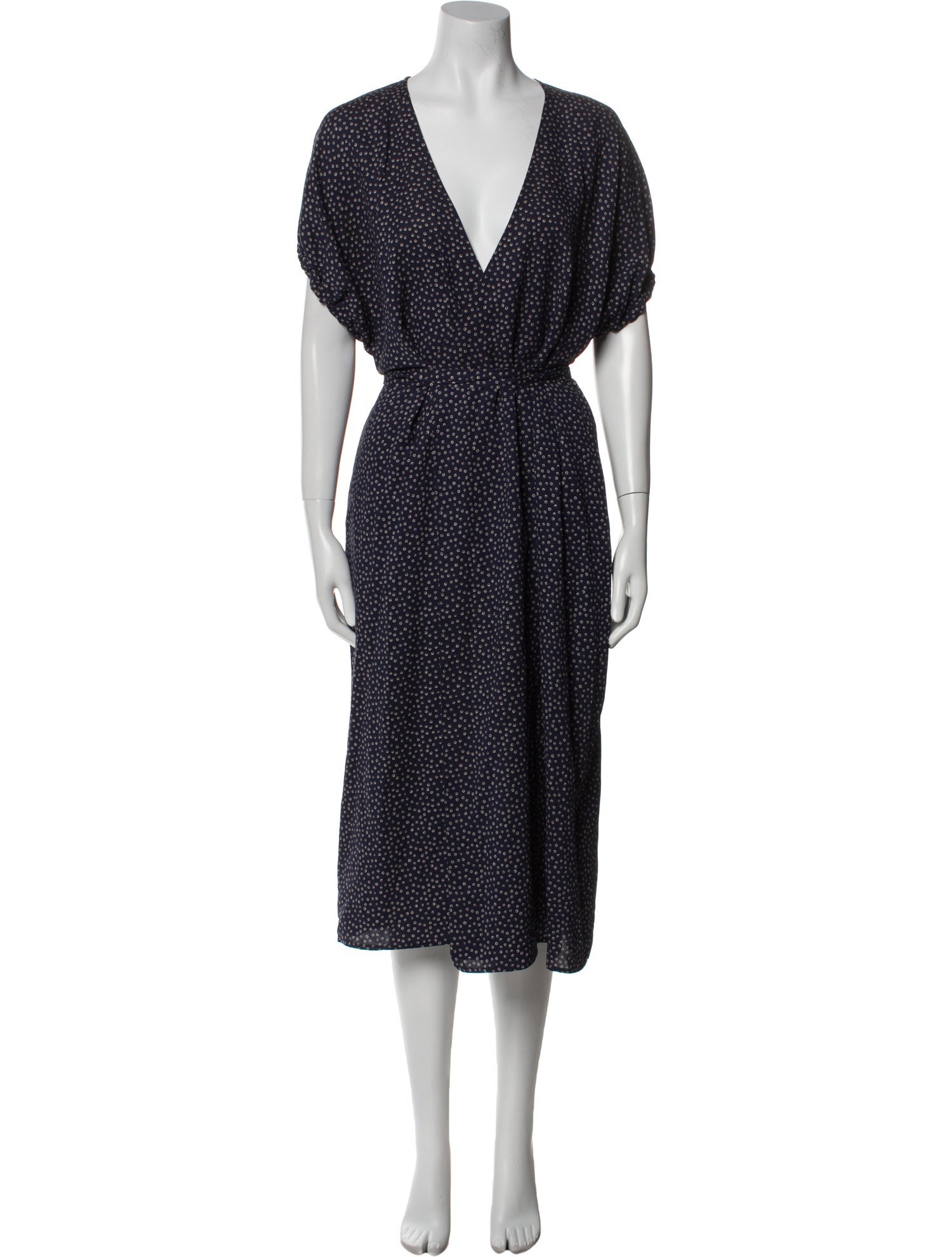 Vince Silk Midi Length Dress