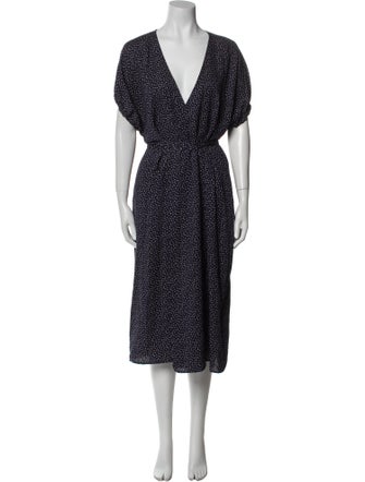 Vince Silk Midi Length Dress