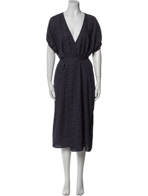 Vince Silk Midi Length Dress