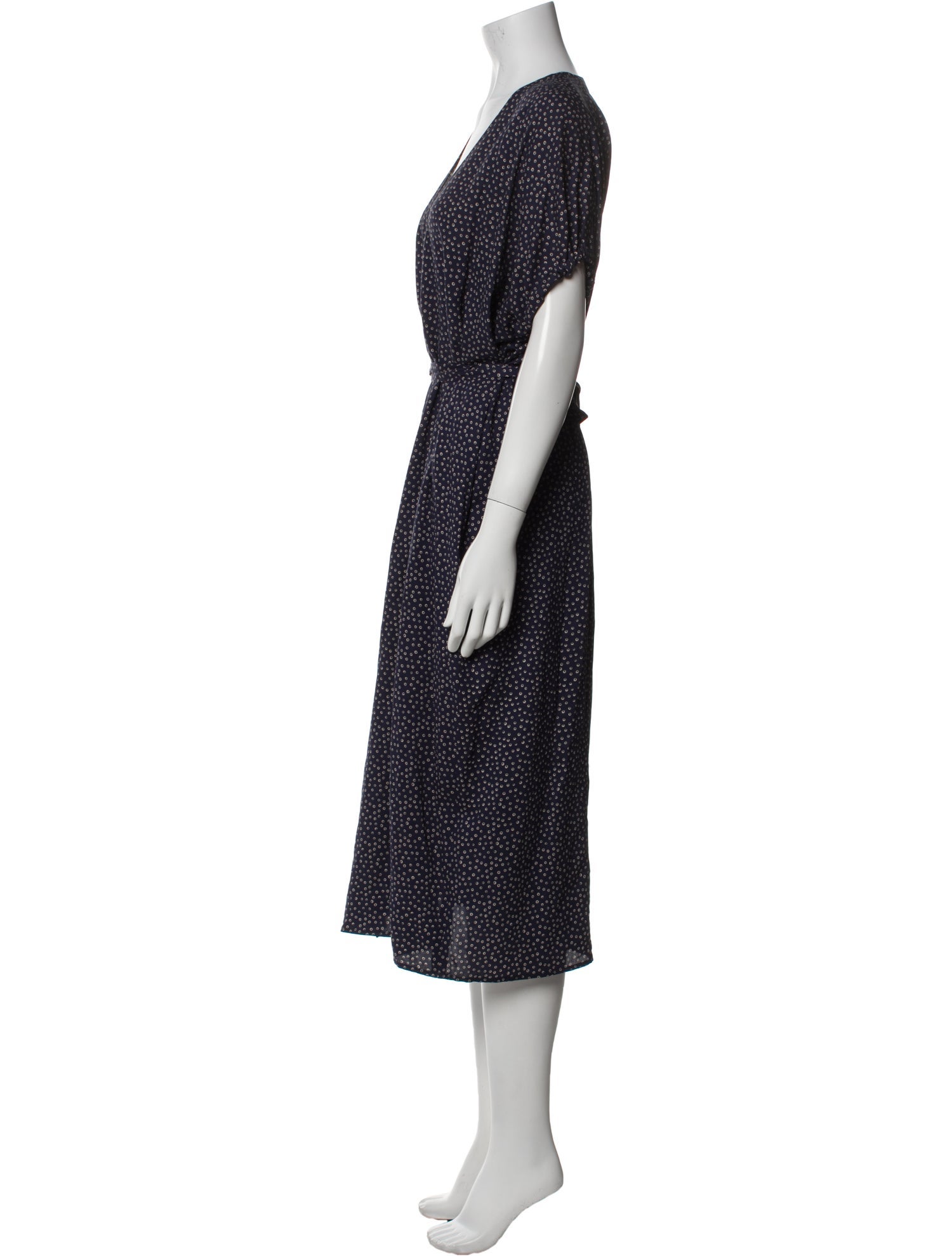 Vince Silk Midi Length Dress