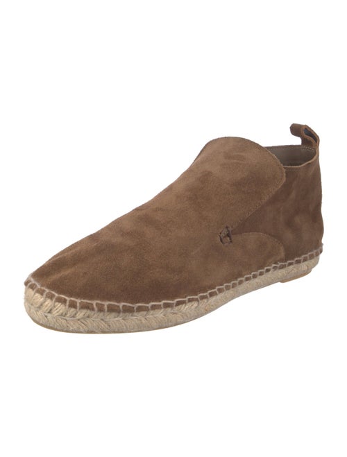 Vince Suede Whipstitch Trim Espadrilles