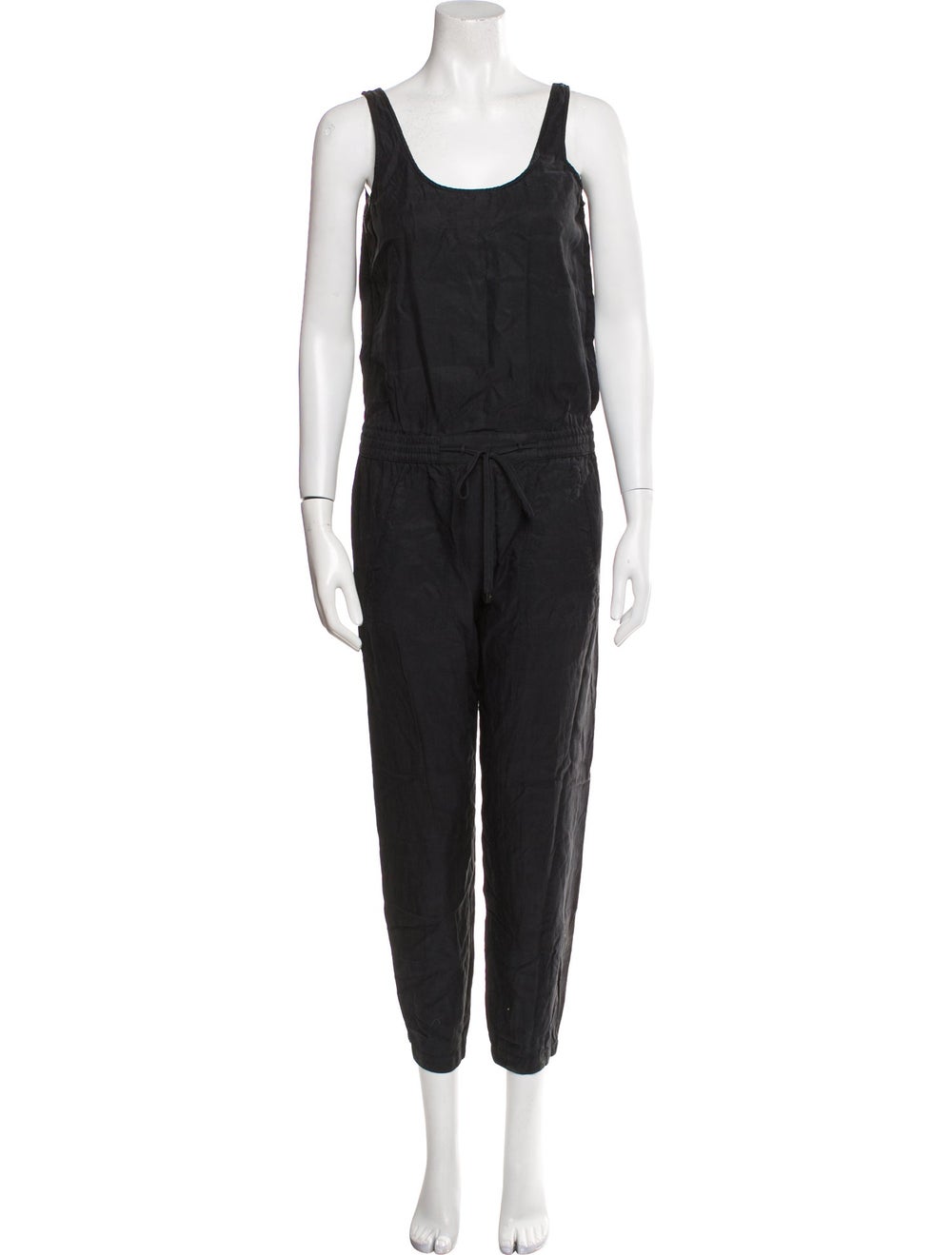 Vince Jumpsuit Black Sleeveless with Scoop Neck - image 1