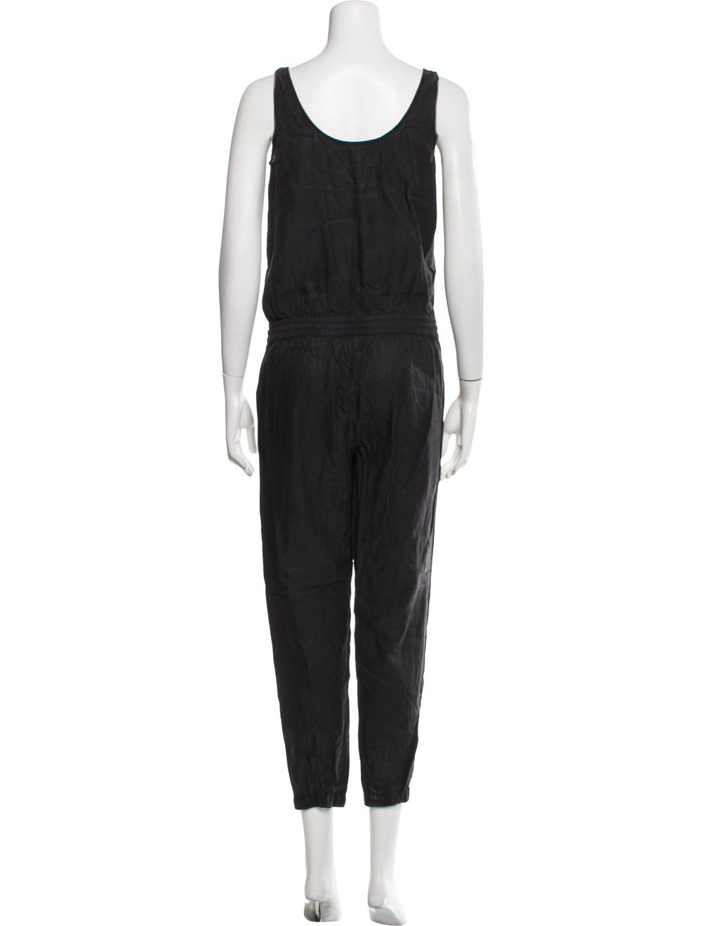 Vince Jumpsuit Black Sleeveless with Scoop Neck - image 3