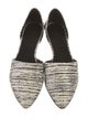 Vince Leather Printed D'Orsay Flats