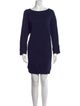 Vince Bateau Neckline Mini Dress
