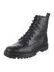 Vince Leather Combat Boots