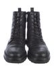 Vince Leather Combat Boots