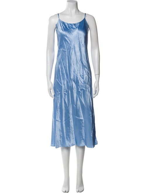 Vince Scoop Neck Midi Length Dress
