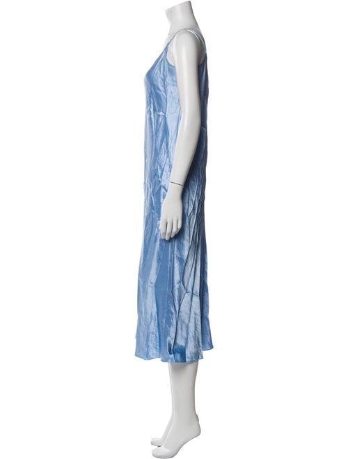 Vince Scoop Neck Midi Length Dress