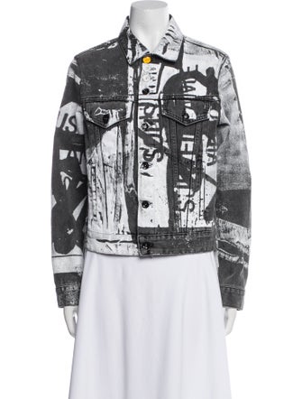 Off-White Printed Denim Jacket