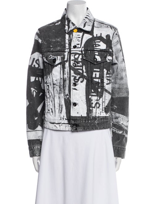 Off-White Printed Denim Jacket
