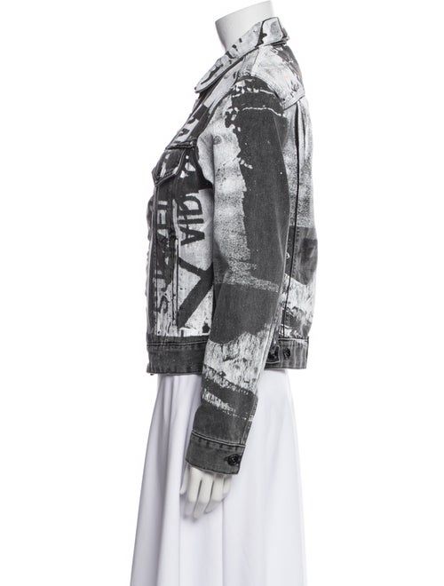Off-White Printed Denim Jacket