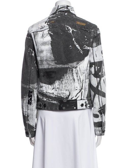 Off-White Printed Denim Jacket