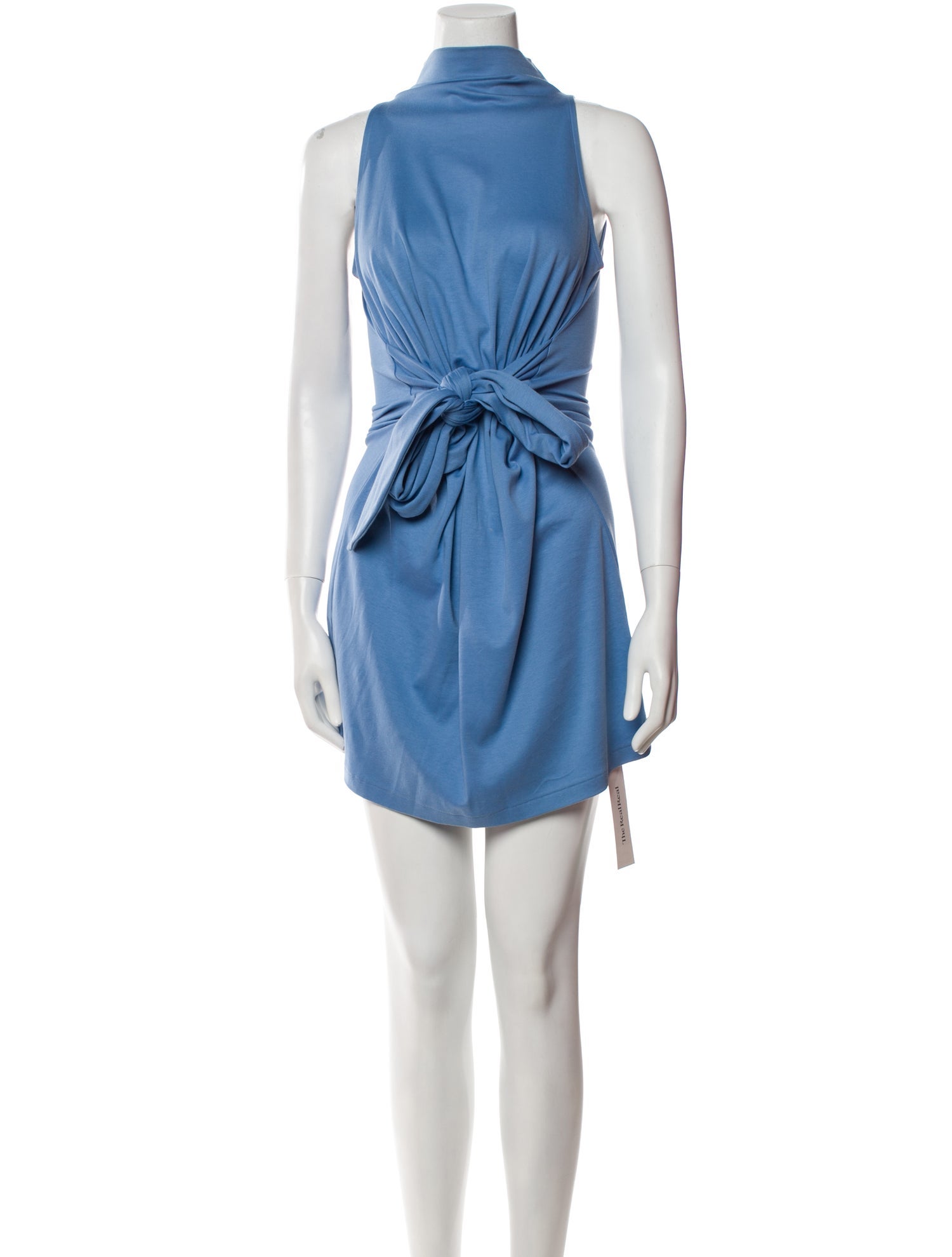 Vince Mock Neck Mini Dress