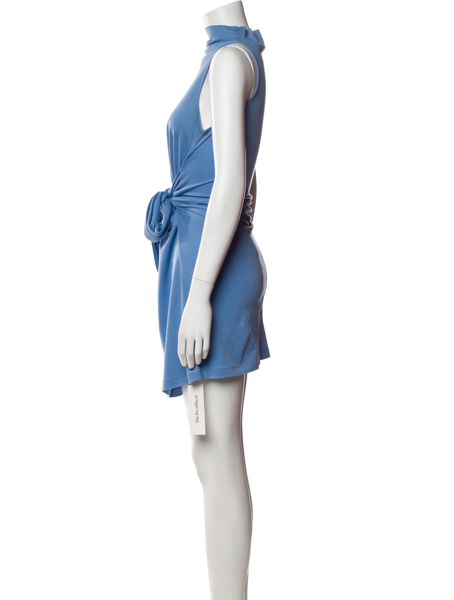 Vince Mock Neck Mini Dress