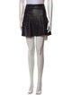 Vince Lamb Leather Mini Skirt
