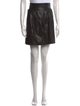 Vince Leather Mini Skirt