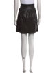 Vince Leather Mini Skirt