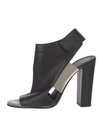 Vince Leather Slingback Pumps