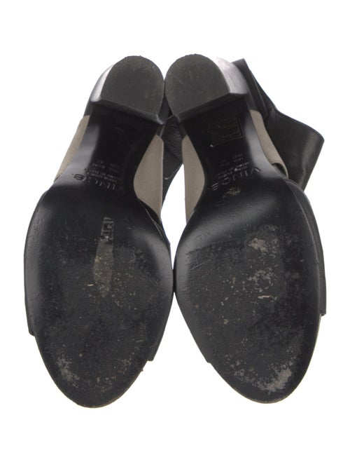 Vince Leather Slingback Pumps