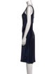 Vince V-Neck Midi Length Dress