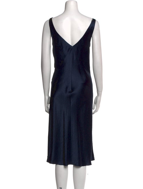 Vince V-Neck Midi Length Dress