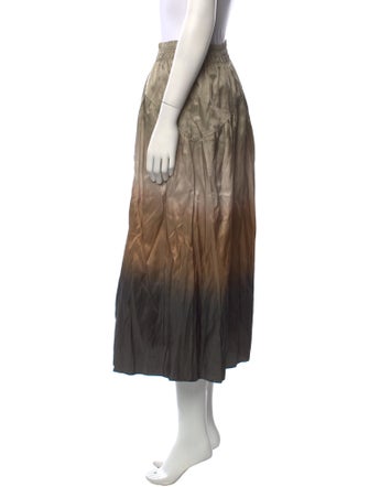 Vince Ruffle Embellishment Midi Length Skirt