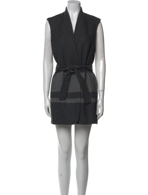 Vince V-Neck Mini Dress