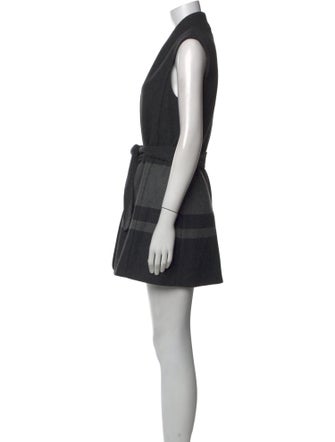 Vince V-Neck Mini Dress