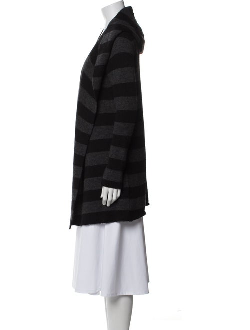 Vince Striped Open Front Sweater