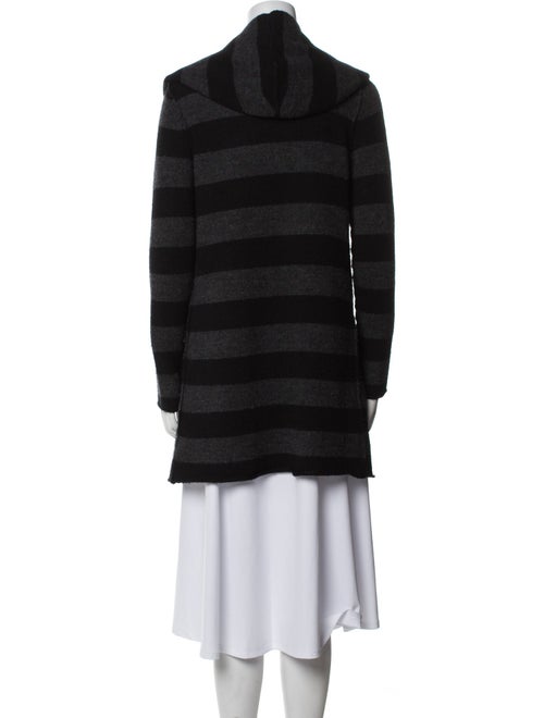 Vince Striped Open Front Sweater
