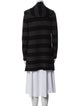 Vince Striped Open Front Sweater