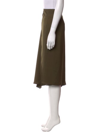 Vince Ruffle Embellishment Midi Length Skirt