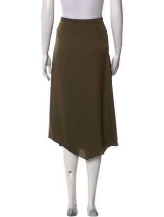 Vince Ruffle Embellishment Midi Length Skirt