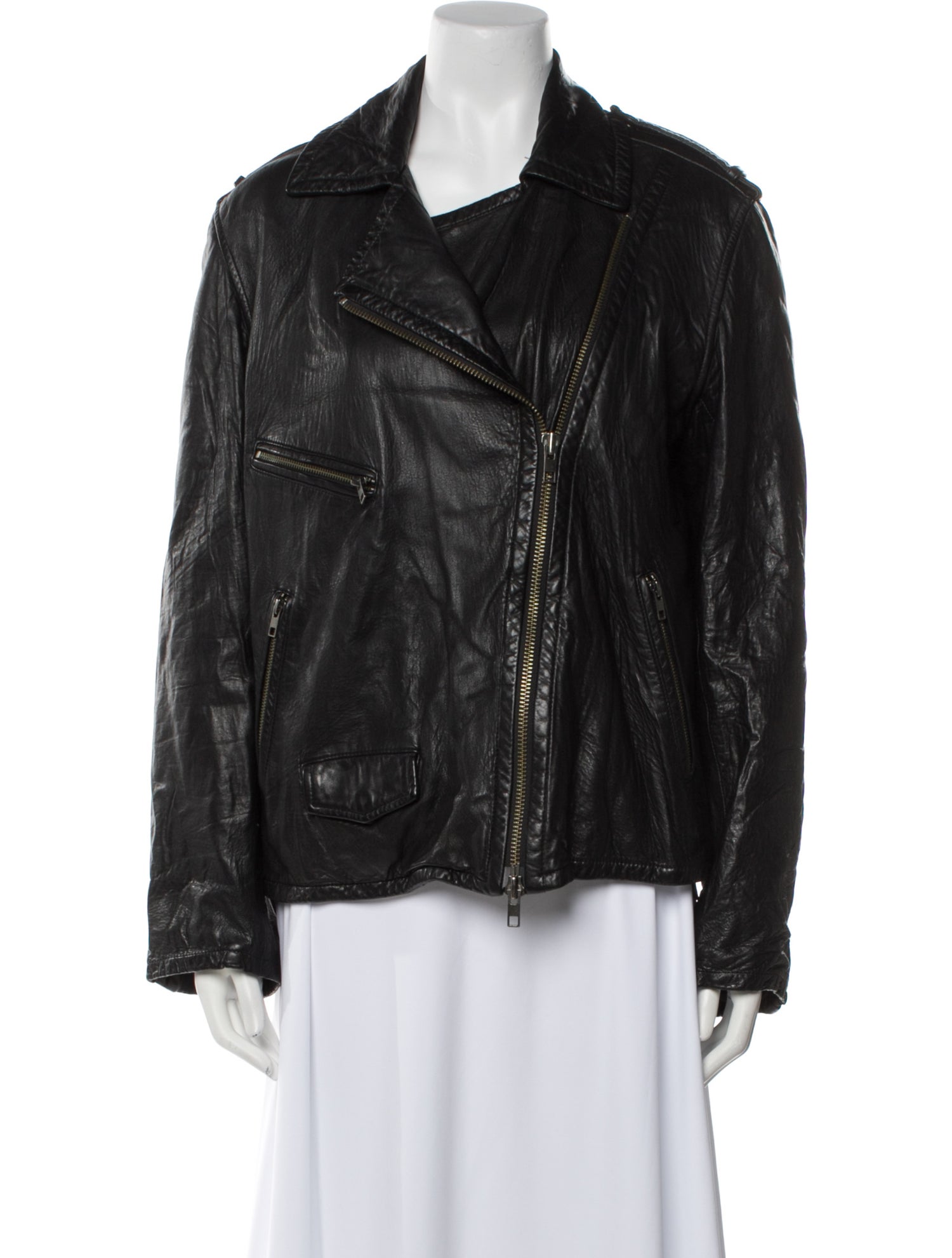 Vince Leather Biker Jacket