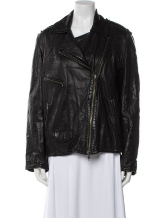 Vince Leather Biker Jacket