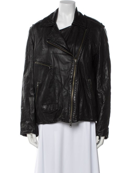 Vince Leather Biker Jacket