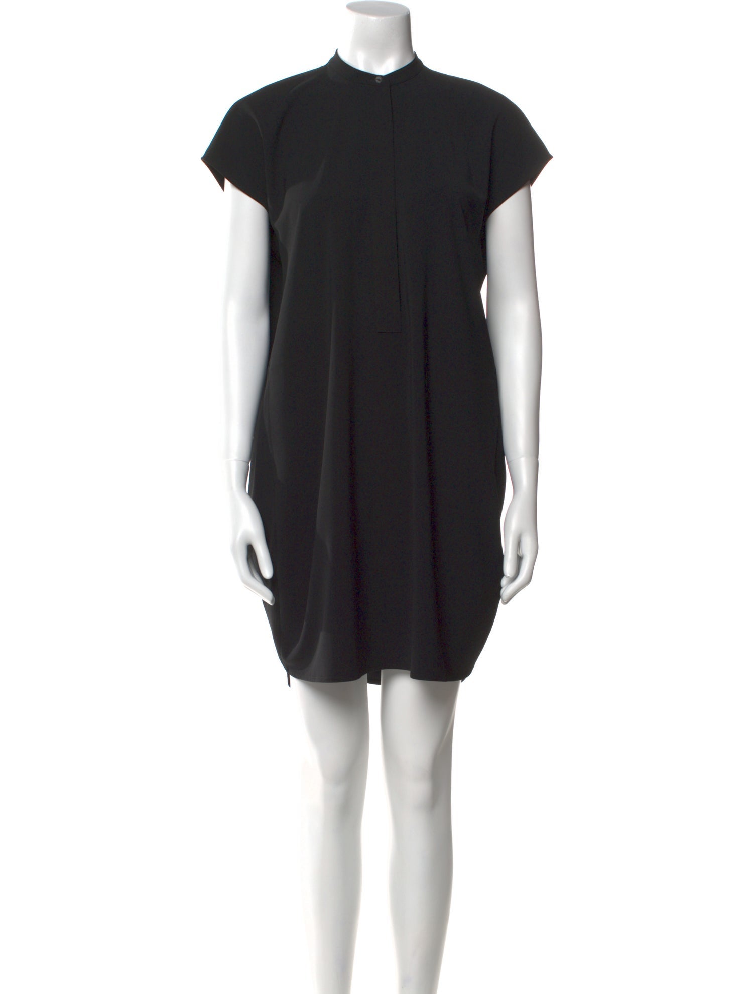Vince Mock Neck Mini Dress