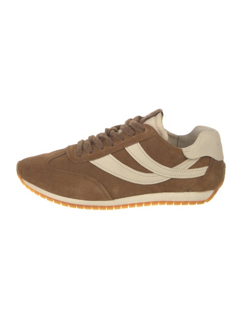 Vince Suede Leather Trim Embellishment Sneakers