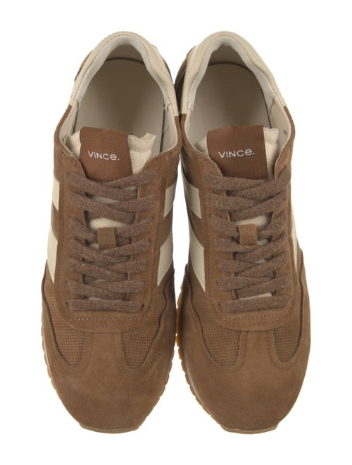 Vince Suede Leather Trim Embellishment Sneakers
