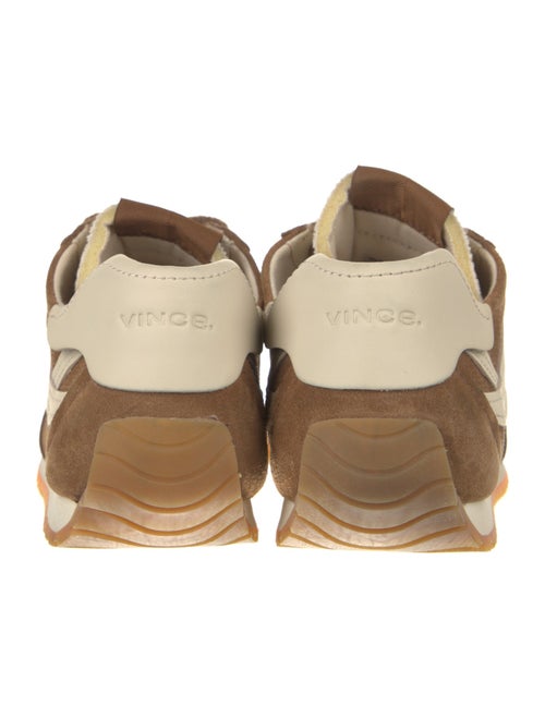 Vince Suede Leather Trim Embellishment Sneakers