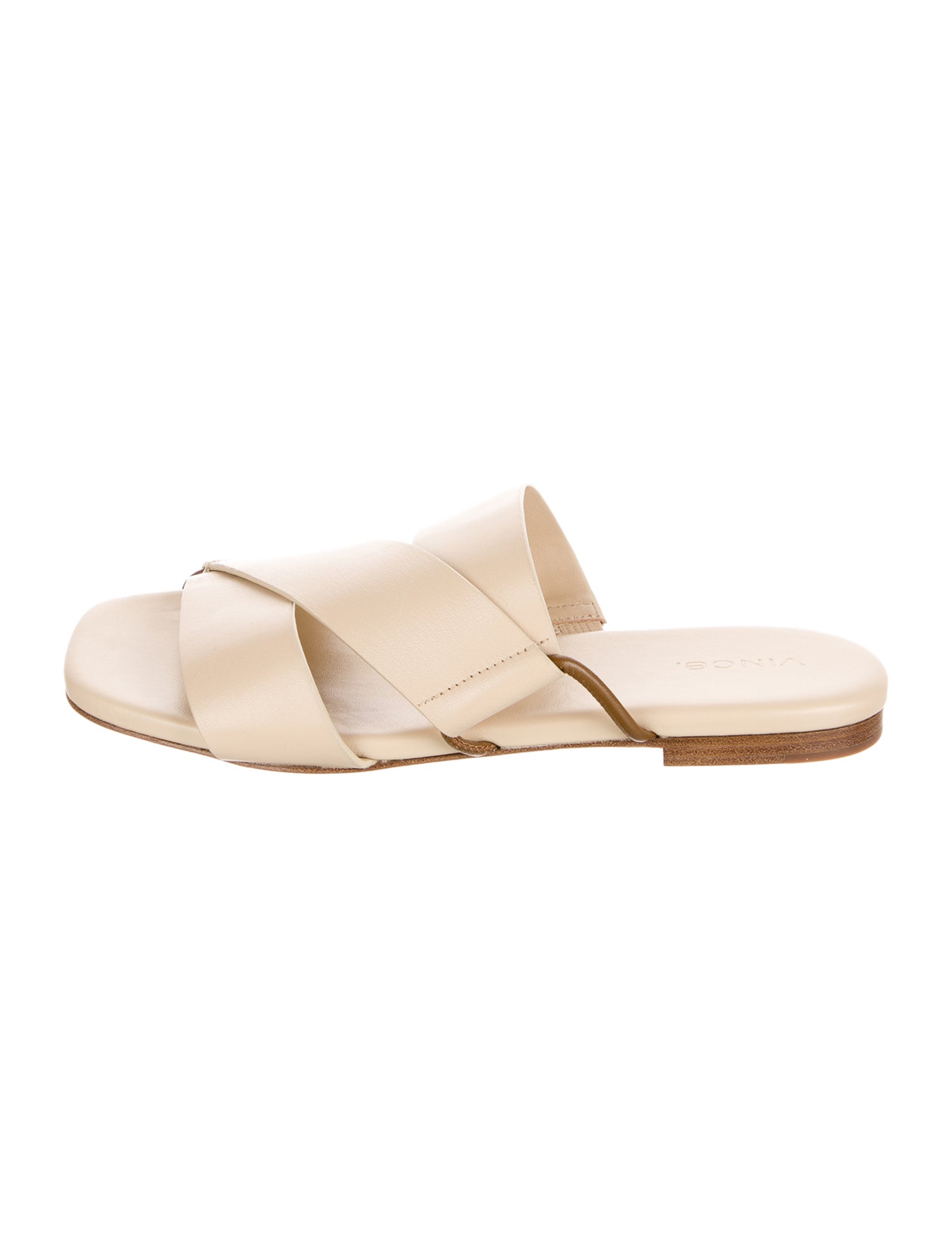 Vince Leather Slides