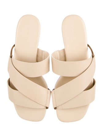 Vince Leather Slides