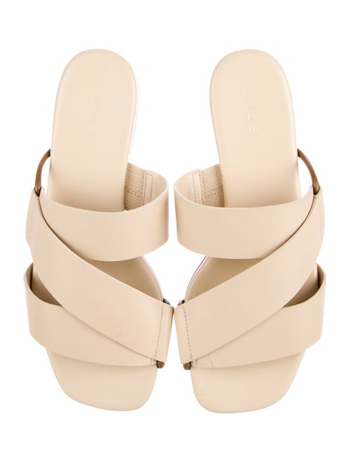 Vince Leather Slides