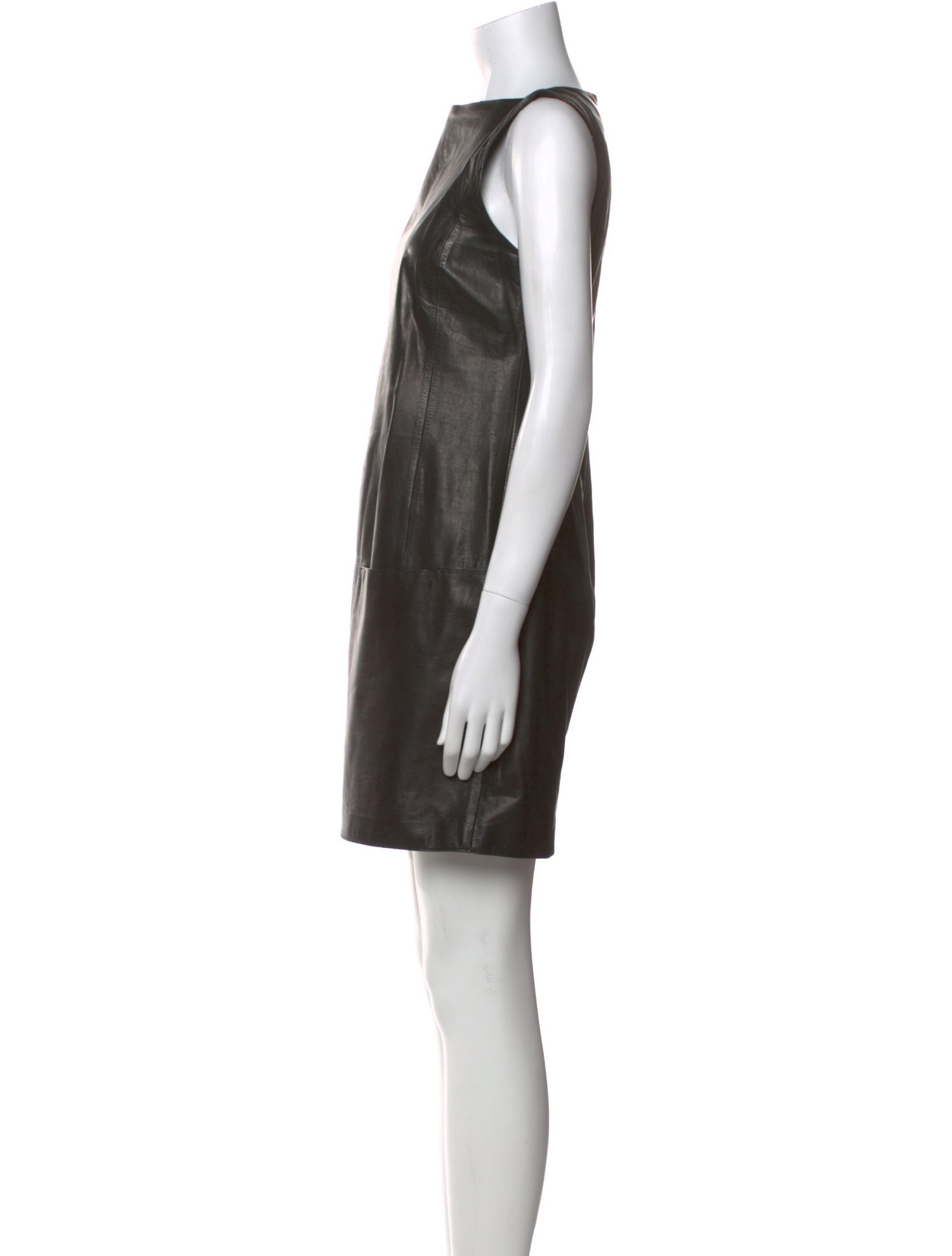 Vince Leather Mini Dress