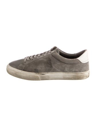 Vince Suede Colorblock Pattern Sneakers